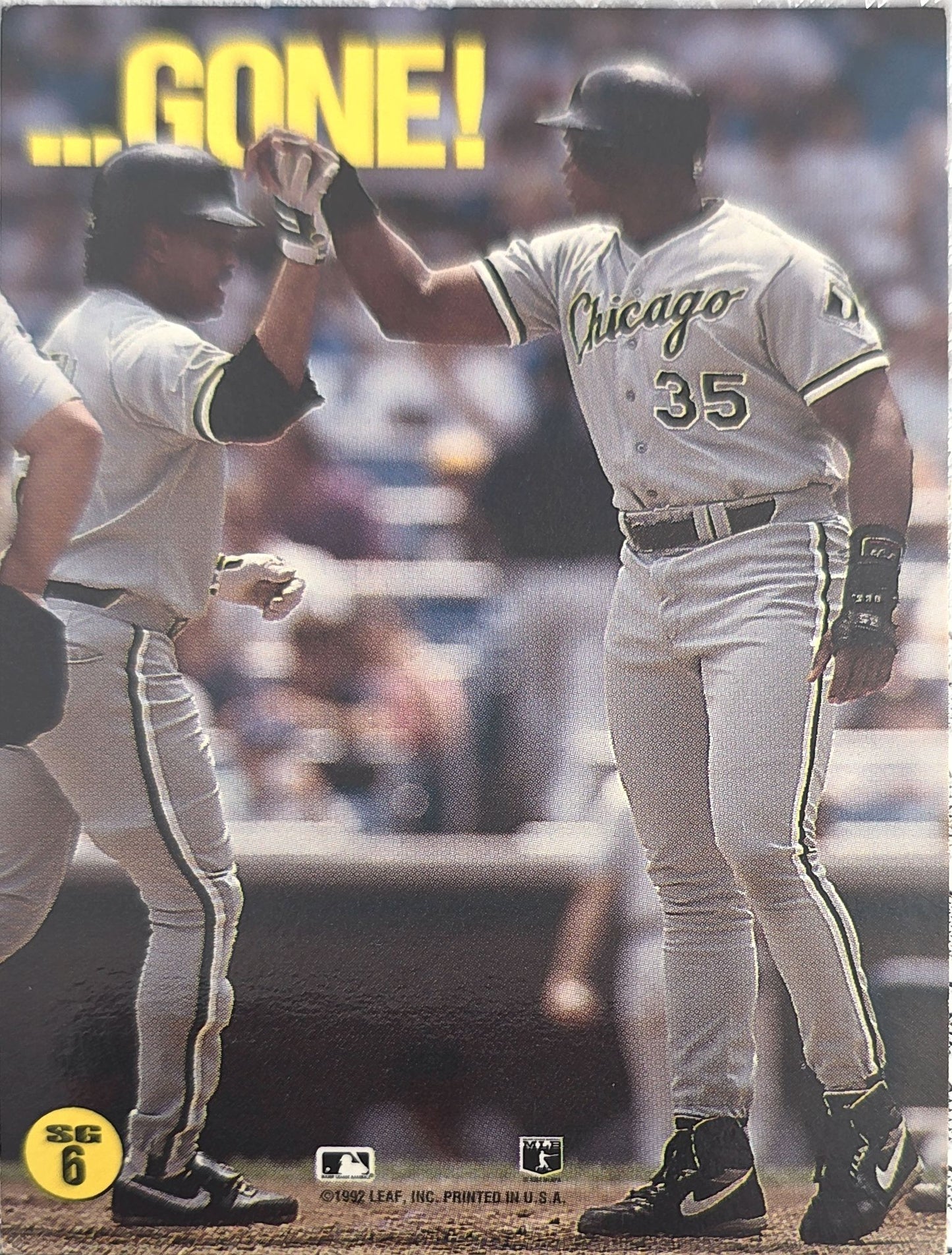 Frank Thomas 1992 Donruss Spirit of the Game #SG6