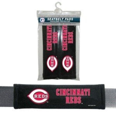 Cincinnati Reds Seat Belt Covers Shoulder Pads - 2 Pack