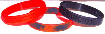 Cincinnati Bearcats 3 Pack Bracelet Wristbands