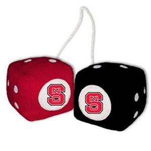 North Carolina State Wolfpack Fuzzy Dice