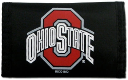Ohio State Buckeyes Nylon Trifold Wallet