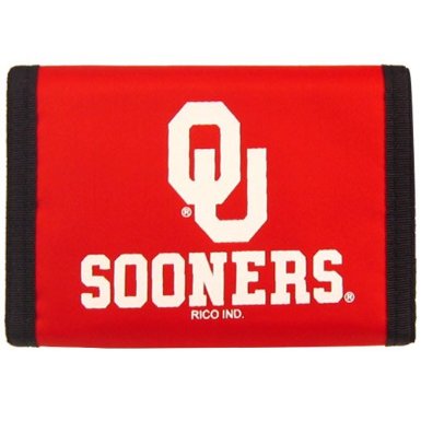 Oklahoma Sooners Nylon Trifold Wallet