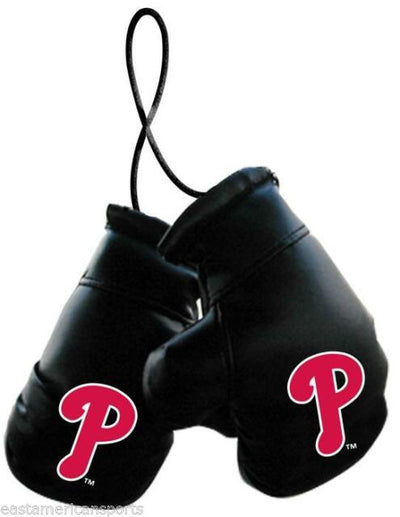 Philadelphia Phillies Mini Boxing Gloves with String (Home or Auto)