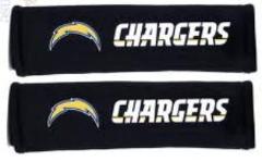 Los Angeles Chargers Seat Belt Covers Shoulder Pads - 2 Pack