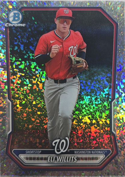 Eli Willits 2026 Bowman Chrome Prospect Speckle Refractor BCP-95