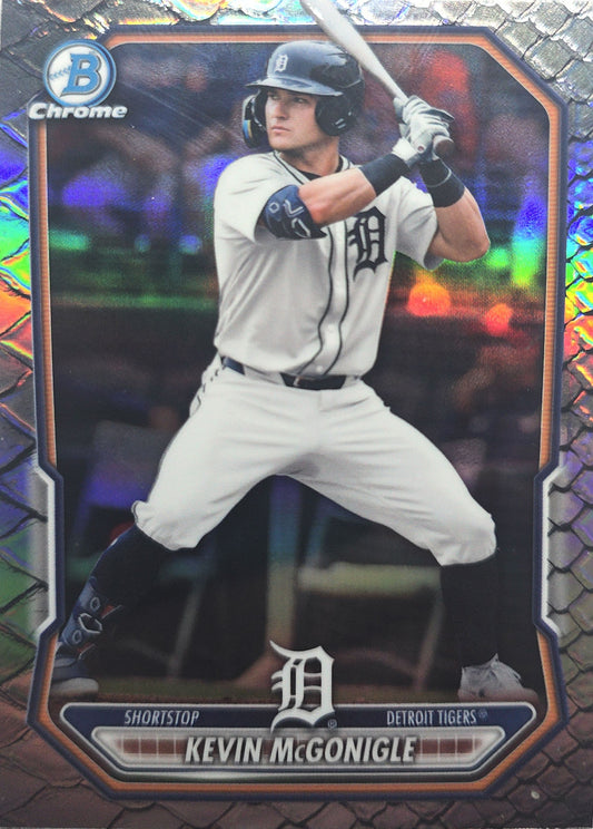 Kevin McGonigle 2026 Bowman Chrome Prospect Speckle Refractor BCP-145