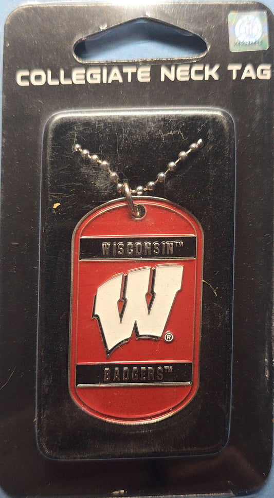 Wisconsin Badgers Dog Tag Neck Tag