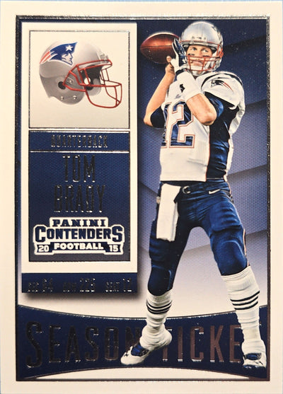 Tom Brady 2015 Panini Contenders Season Ticket #79