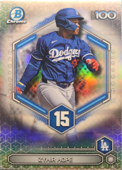 Zyhir Hope 2026 Bowman Chrome Top 100 BTP-15