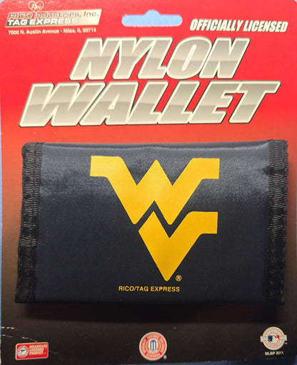 West Virginia Mountaineers Nylon Trifold Wallet