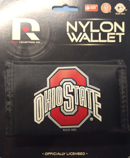 Ohio State Buckeyes Nylon Trifold Wallet
