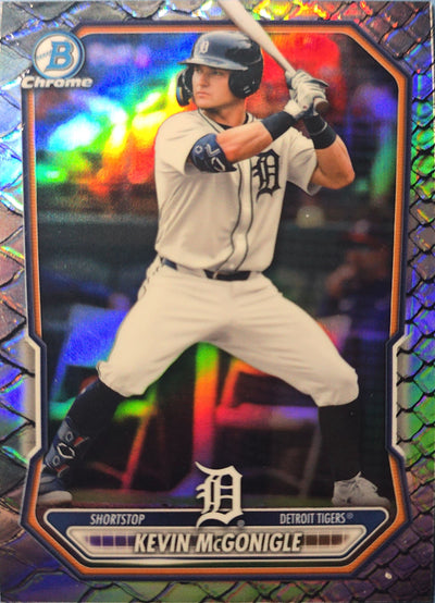 Kevin McGonigle 2026 Bowman Chrome Prospects Reptilian Refractor BCP-145