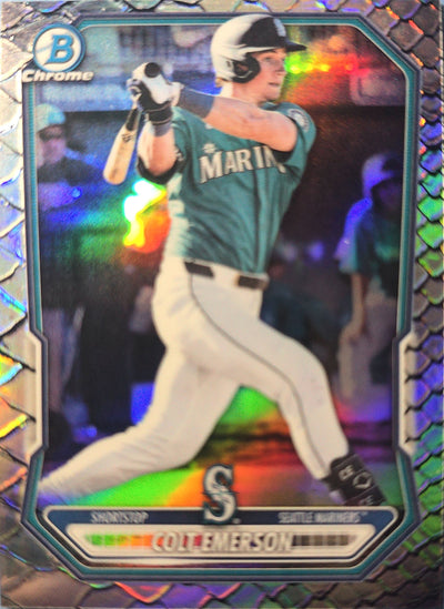 Colt Emerson 2026 Bowman Chrome Rookie Prospects Reptilian Refractor BCP-108