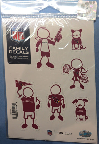 Arizona Cardinals Family Decals