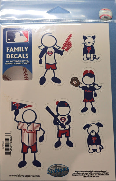 Philadelphia Phillies Family Decals