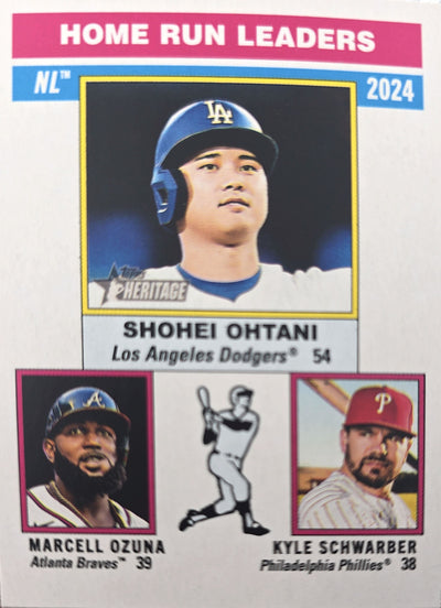 2025 Topps Heritage Home Run Leaders (Shohei Ohtani) #193