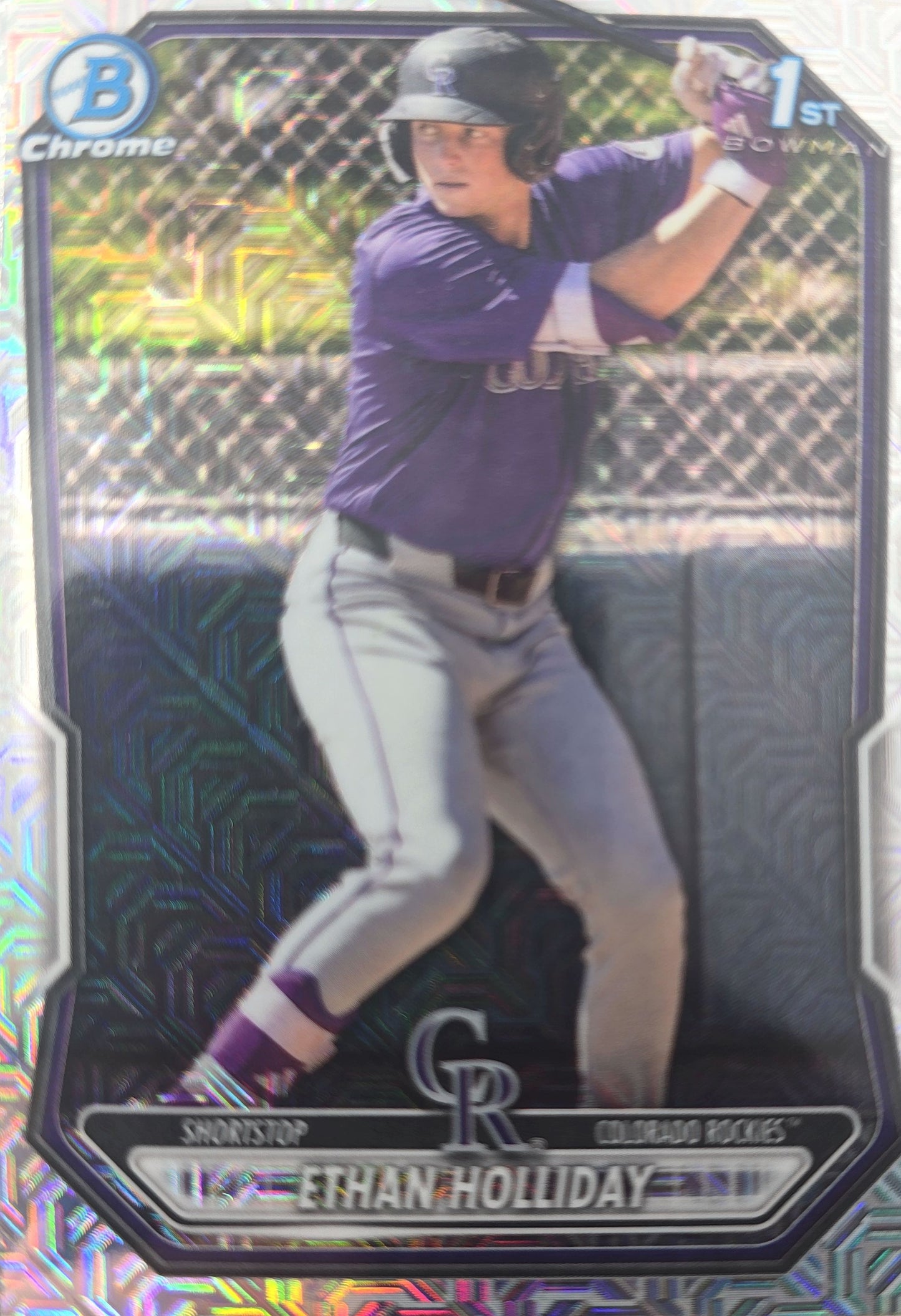 Ethan Holiday 2026 1st Bowman Chrome Mojo Refractor #BCP-1