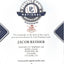 Jacob Reimer 2021 Leaf Perfect Game National Showcase Auto Yellow 12/20 #BA-JR2