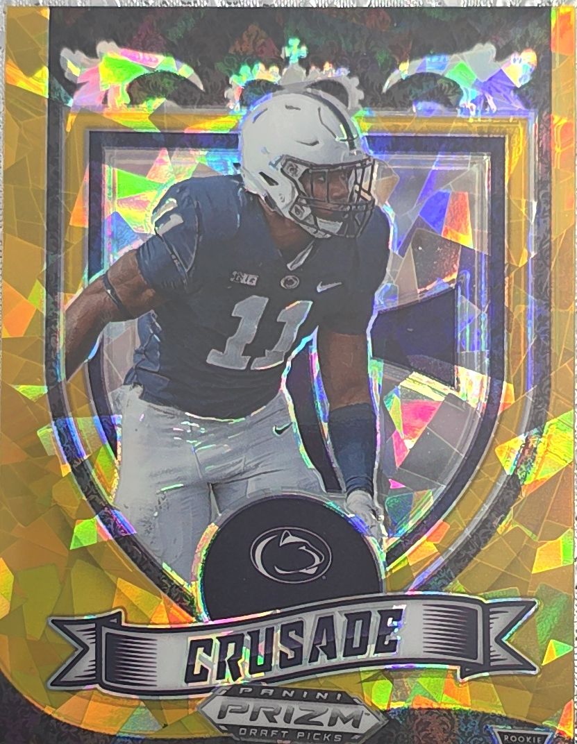 Micah Parsons 2021 Panini Prizm Draft Picks Gold  Ice #175