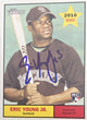 Eric Young Jr. 2010 Topps Heritage Rookie Auto #209 (RC)