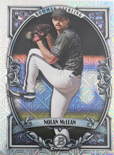 Nolan McLean 2026 Bowman Sterling Mojo Refractor Rookie #BST-8 (RC)