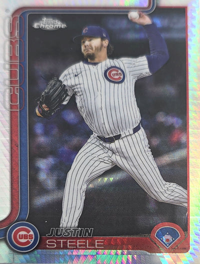 Justin Steele 2025 Topps Chrome Refractor #USC3