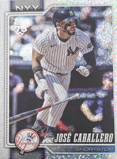 Jose Caballero 2026 Topps 75th Anniversary Confetti Foil #88