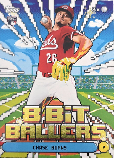 Chase Burns 2026 Topps 8-Bit Baller Rookie #8B-3 (RC)