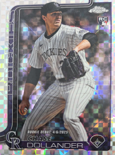 Chase Dollander 2025 Topps Chrome X-Fractor Rookie #USC175 (RC)