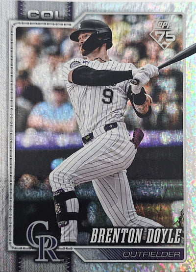 Brenton Doyle 2026 Topps 75th Anniversary Sandglitter Foil #164
