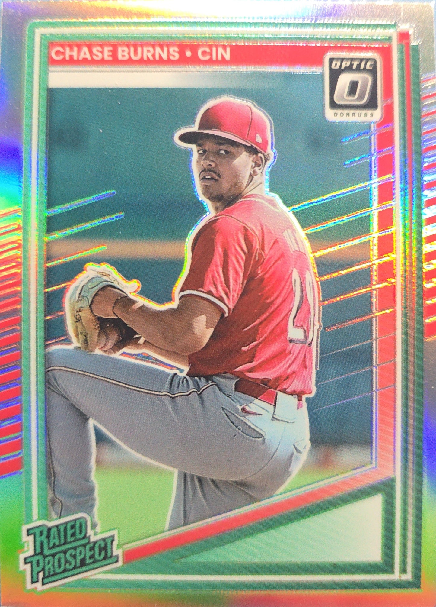 Chase Burns 2025 Donruss Optic Rated Rookie #146 (RC)