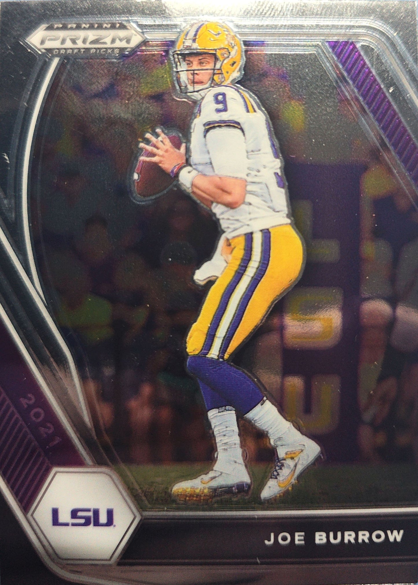 Joe Burrow 2021 Panini Prizm Draft Picks #3 LSU