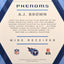 A.J. Brown 2019 Panini Rookie Phenoms Jersey Patch #RPJ-14
