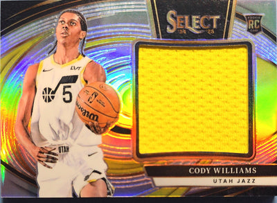 Cody Williams 2024-2025 Panini Select Jumbo Patch Rookie #JRS-CWI (RC)