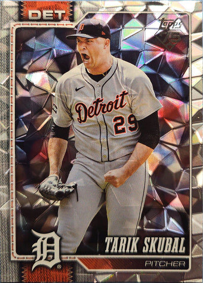 Tarik Skubal 2026 Topps Silver Crackle Foil #300