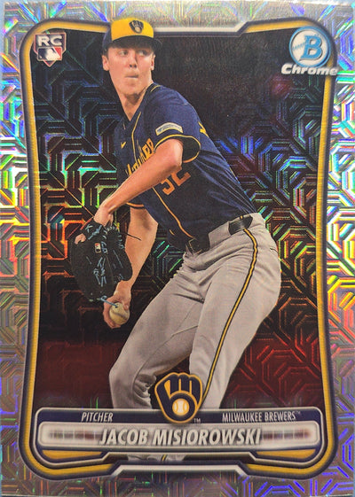 Jacob Misiorowski 2026 Bowman Chrome Mojo Refractor Rookie #35 (RC)