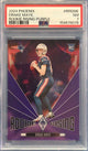 Drake Maye 2024 Panini Phoenix Rookie Rising Purple #RR-DME (RC) PSA 7
