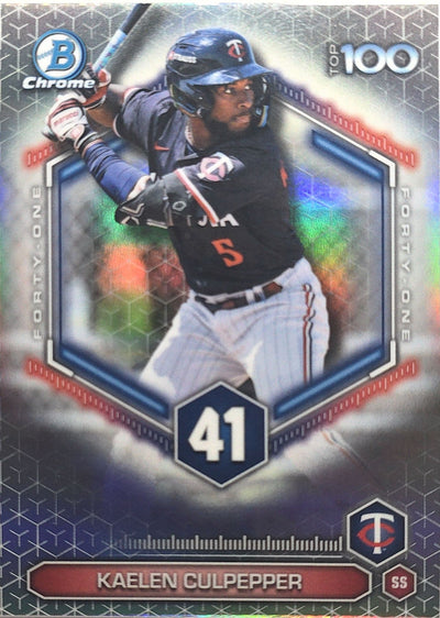 Kaelen Culpepper 2026 Bowman Chrome Top 100 #BTP-41