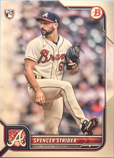Spencer Strider 2022 Bowman Rookie #41 (RC)