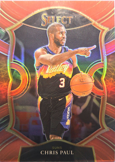 Chris Paul 2020-2021 Panini Select Concourse Red Prizm #10 /199