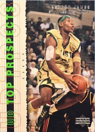 LeBron James 2003 Upper Deck UD Top Prospects #3