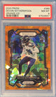 Devon Witherspoon 2023 Panini Prizm Orange Ice Rookie #389 (RC) PSA 8