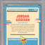 Jordan Addison 2023 Panini Donruss Rated Rookie #368 (RC) PSA 8