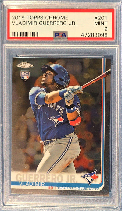 Vladimir Guerrero Jr. 2019 Topps Chrome Rookie #201 (RC) PSA 9