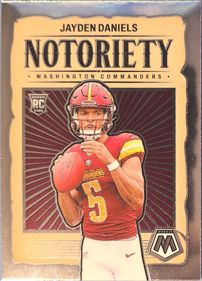 Jayden Daniels 2024 Panini Mosaic Notoriety Rookie #19 (RC)