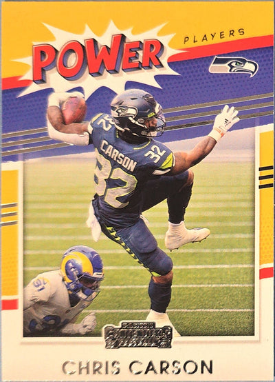 Chris Carson 2021 Panini Contenders - Power Players #PP-CCA