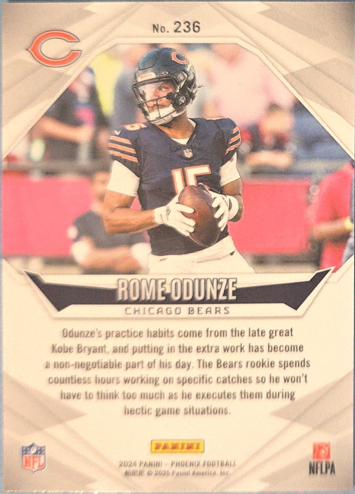 Rome Odunze 2024 Panini Phoenix Rookie #236 RC