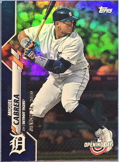 Miguel Cabrera 2020 Topps Opening Day Blue Foil #111