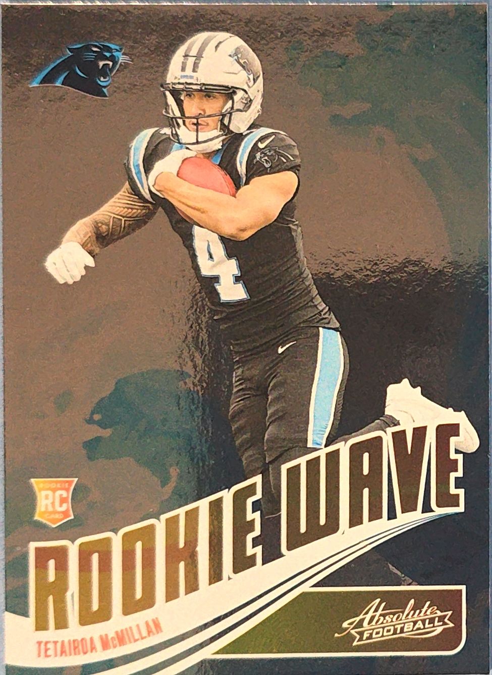 Tetairoa McMillan 2025 Panini Absolute Rookie Wave #RW-TMN (RC)