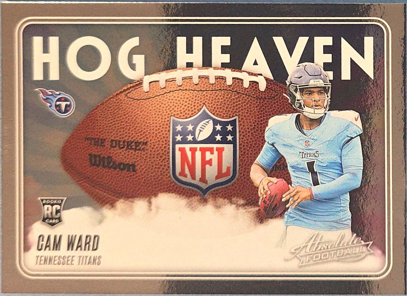 Cam Ward 2025 Panini Absolute Hog Heaven Rookie #HH-CWD (RC)